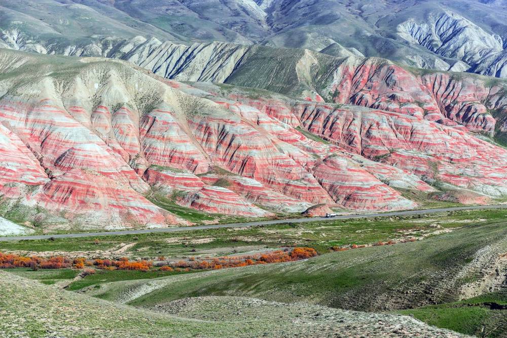 hiking in the Candy Cane Mountains
