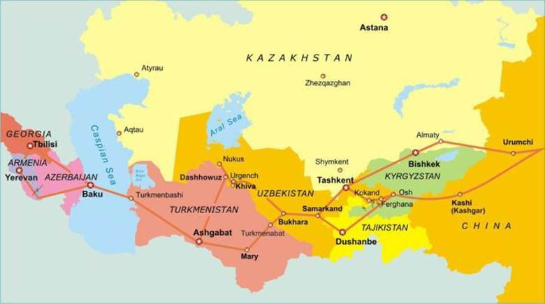 The Silk Road in Central Asia and Azerbaijan